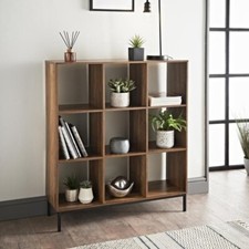 9 Cube Storage Wooden Bookcase