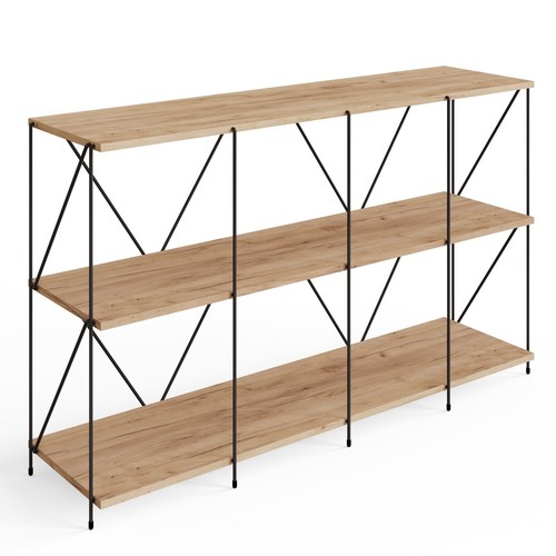 Oak cube storage shelving - shelving, unit