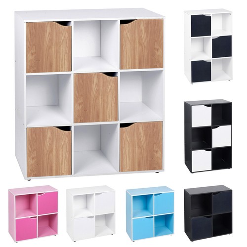 Cube wooden bookcase - 6,