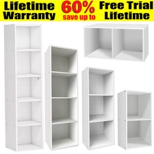 Wooden Cube Shelf Bookcase