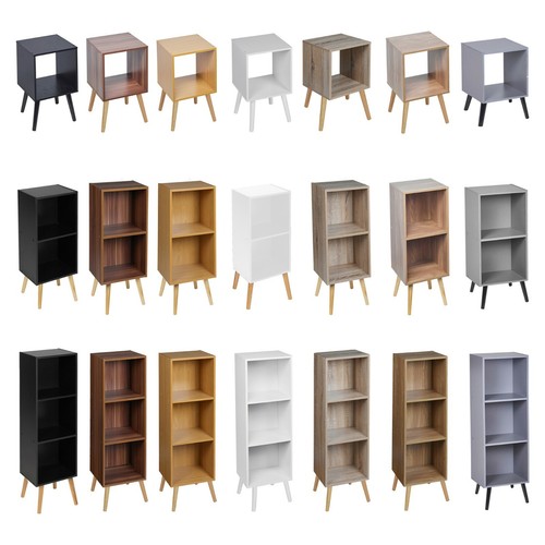 Wooden storage cube - cube, bookcase