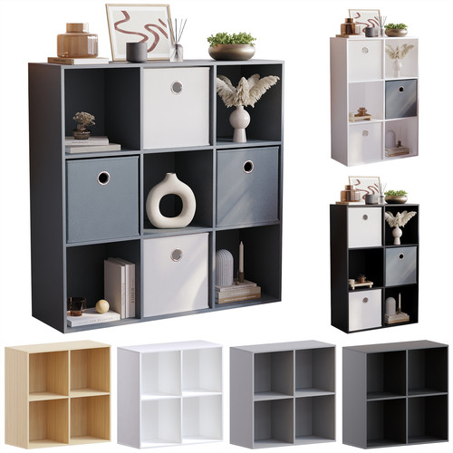 Cube bookcase storage - 6,